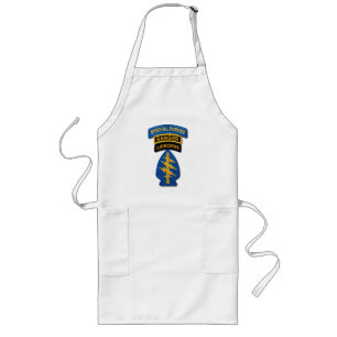 Special Forces Group Green Berets SFG SF Veterans Long Apron