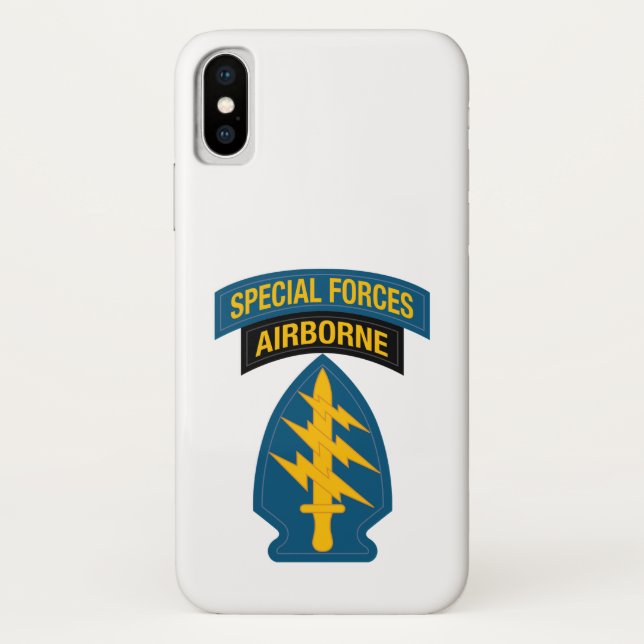Special Forces insignia Airborne Tab Case-Mate iPhone Case (Back)