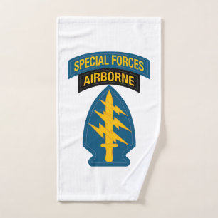 Special Forces insignia Airborne Tab Hand Towel