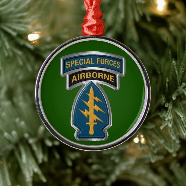 SPECIAL FORCES  METAL ORNAMENT (Tree)