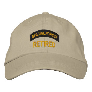 Special Forces Retired Embroidered Hat