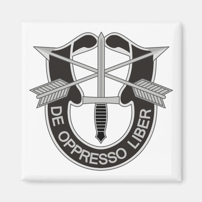 Special Forces SF De Oppresso Liber Magnet (Front)