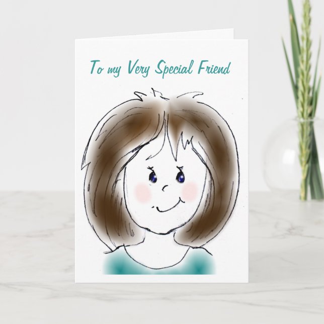 Special Friend Card (Front)
