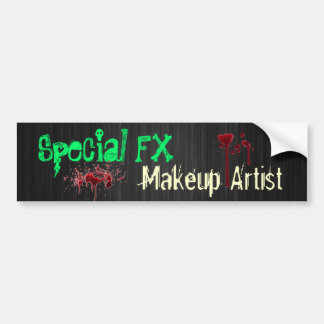 Special FX Makeup Artist Bumper Sticker
