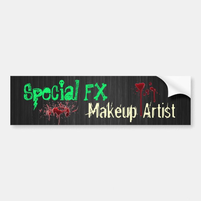 Special FX Makeup Artist Bumper Sticker (Front)