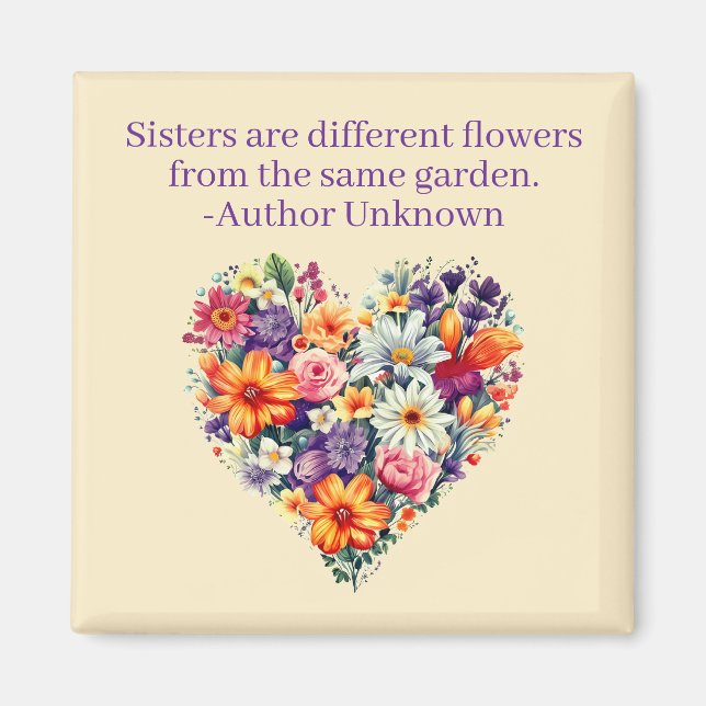 Special gift for sister magnet (Front)