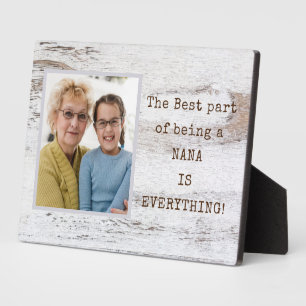 Special Gift! NANA Photo Plaque with Easel