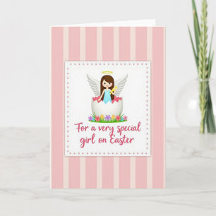 Special Girl Easter Time Card