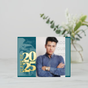 Special Graduation Foil Invitation Postcard 
