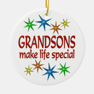 Special Grandson Ceramic Tree Decoration