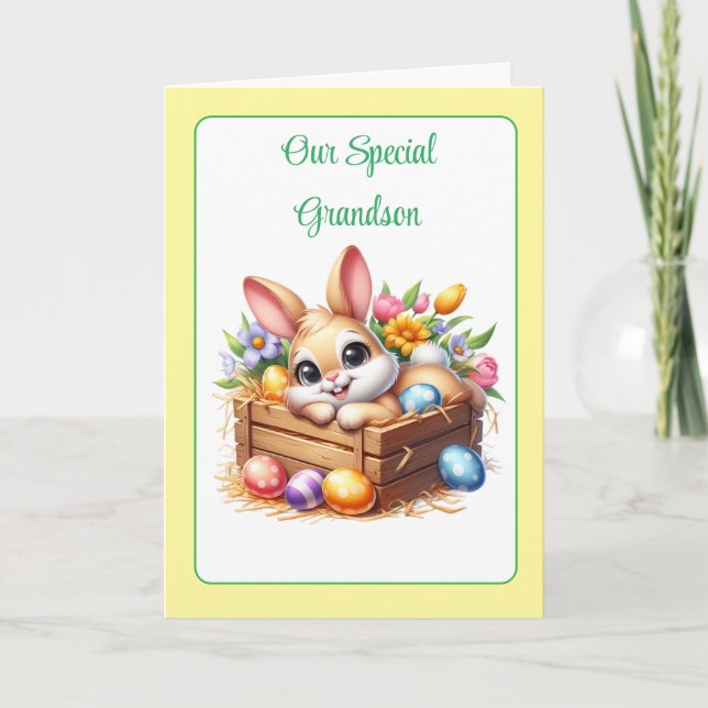 Special Grandson   Holiday Card (Front)
