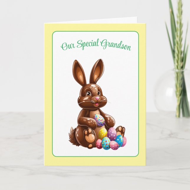 Special Grandson   Holiday Card (Front)