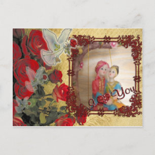 special Happy Valentine lovers to be Holiday Postcard