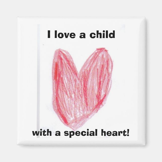 Special Heart Magnet (Front)
