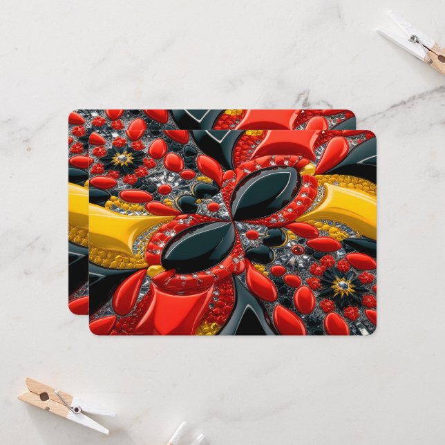 Special invitations with Germany Design  (Front/Back In Situ)