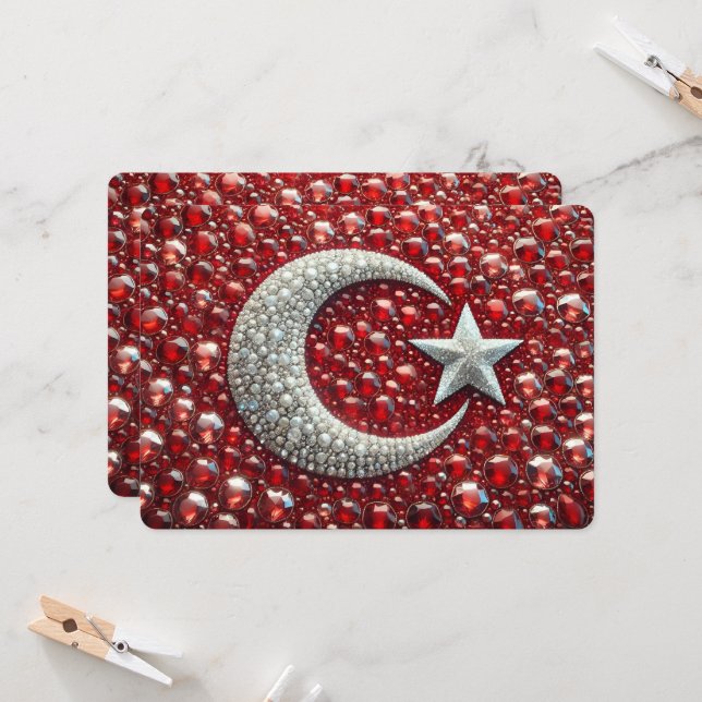 Special invitations with Turkish Design  (Front/Back In Situ)