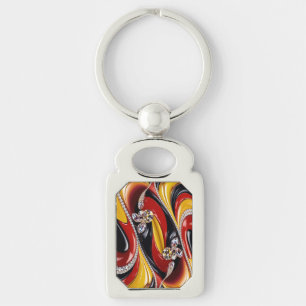 Special keychain with Belgian Colours Design