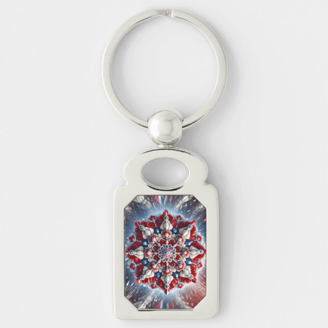 Special keychain with Norwegian Colours Design (Front)