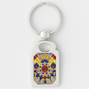 Special keychain with Romanian Colours Design