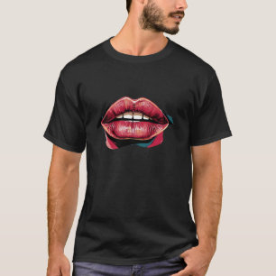Special Lipstick Gifts Lip T-Shirt
