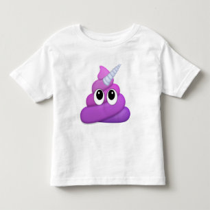 Special Little Unicorn Poop Emoji Toddler T-Shirt