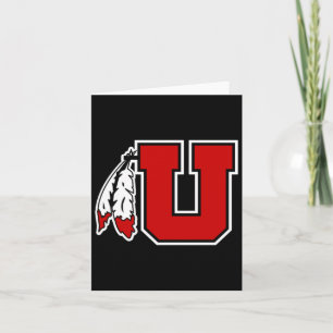 Special Logo Utah Utes Sticker  Card