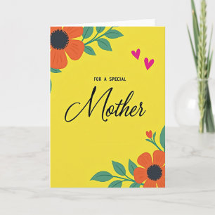 Special Mother Floral Card