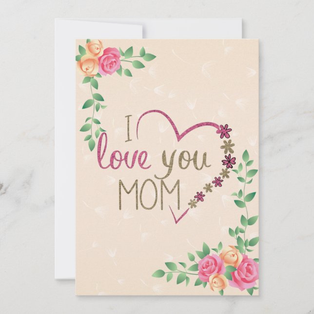 Special Mother's Day Greeting Card (Front)
