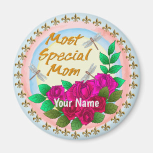 Special Mum Roses  magnet
