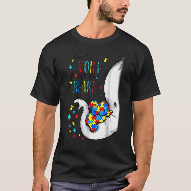 Special Needs Mum Elephant Autism Down Syndrome Cp T-Shirt (Front)