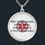 SPECIAL NEEDS PERSON ON BOARD NECKLACE<br><div class="desc">Ideal for parents of children who are non-verbal! As the parent of a non-verbal child, I imagine a situation where there has been an accident and it is not obvious that my special needs non-verbal child was in the car. Now, first responders will know! This necklace could be a real...</div>