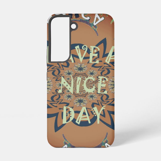 Special Occasion Have a nice day with gratitude Samsung Galaxy S22 Case (Back)