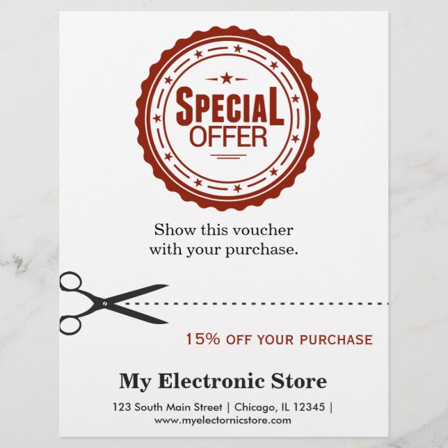 Special Offer Flyer (Front)