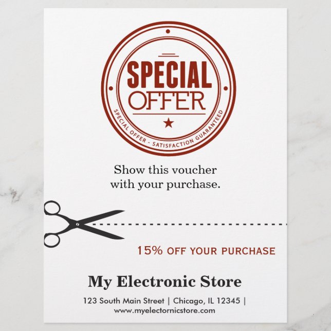 Special Offer Flyer (Front)