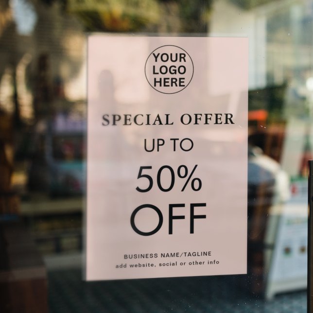 Special Offer l Blush Pink Final Sale Discount  Poster (Creator Uploaded)