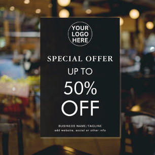 Special Offer l Discount Final Sale Black & White Poster
