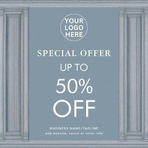  Special Offer l Final Sale Discount Dusty Blue  Poster