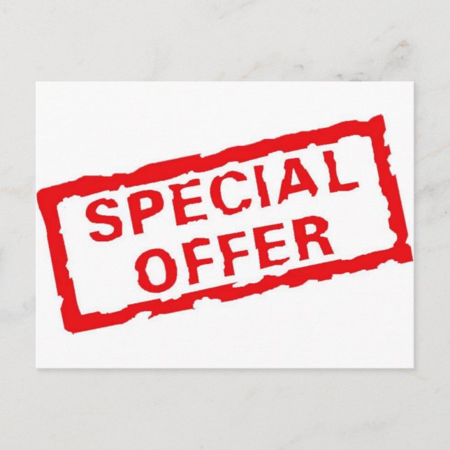 special offer postcard (Front)