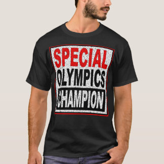 Special Olympics Champion Athlete Athletics T-Shirt