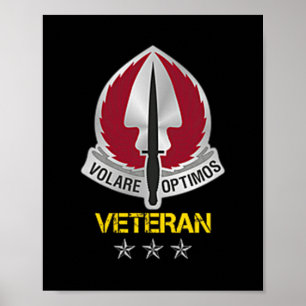 Special Operations Aviation Command Logo Veteran P Poster