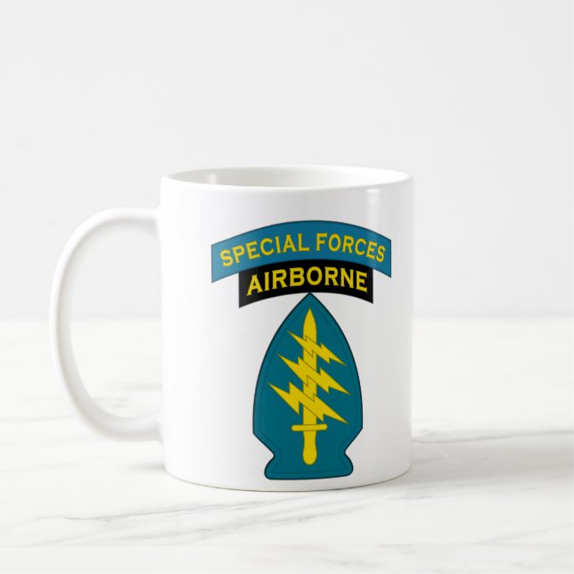 Special Operations Cmd - Special Forces - Airborne Coffee Mug (Left)
