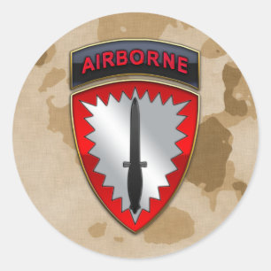 Special Operations Command Europe SSI Classic Round Sticker