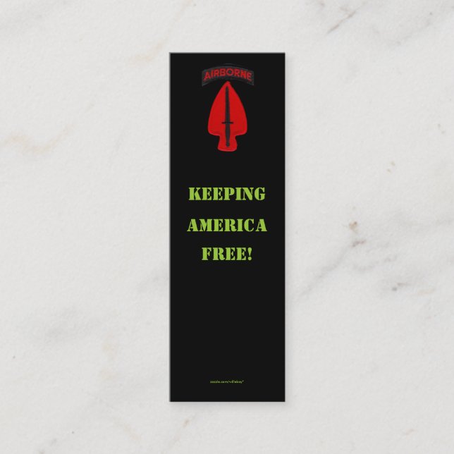 special operations command soc patch Profile Card (Front)