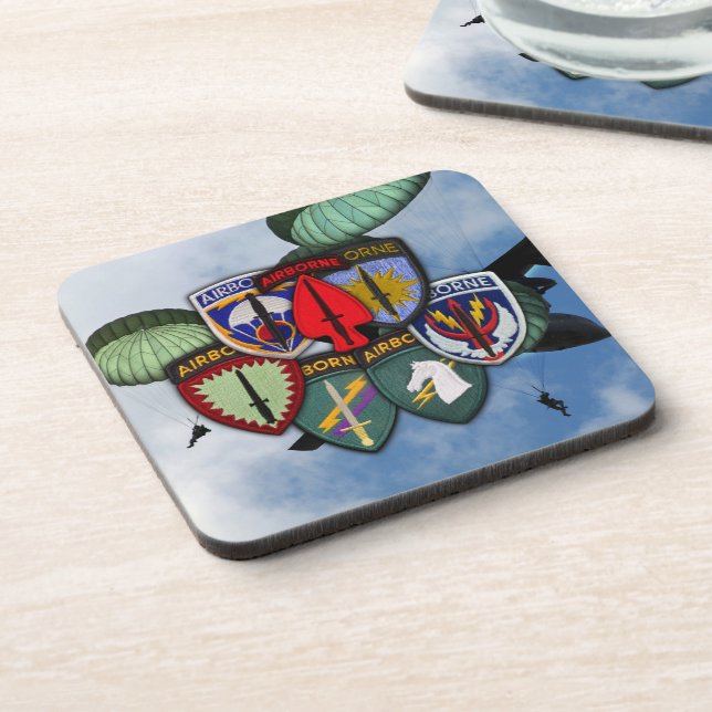 special operations command socom beer Cork Coaster (Left Side)