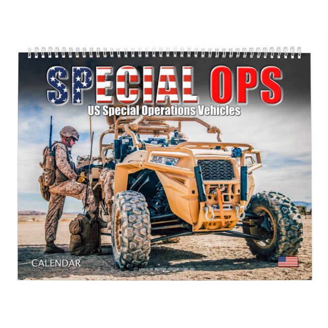 SPECIAL OPS - US Special Operations Vehicles Calendar (Cover)