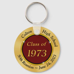 Special Order, Colton High School Keychain, Maroon Key Ring