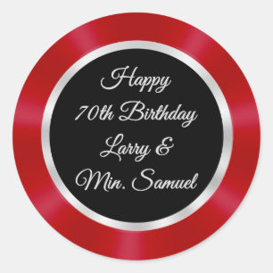 Special Order, Larry 70th Birthday Stickers