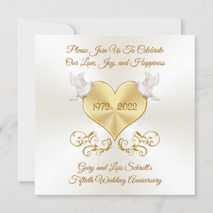 Special Order Lois, 50th Anniversary Invitations
