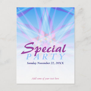 Special Party Invitation template Postcard