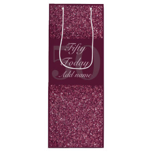 special personalised age birthday gift bag 50th